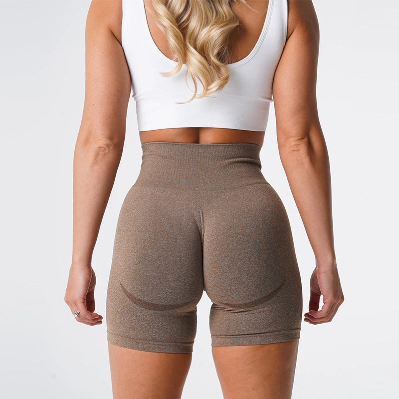 Las mujeres Yoga Fitness pantalones cortos tripuntal de nylon
