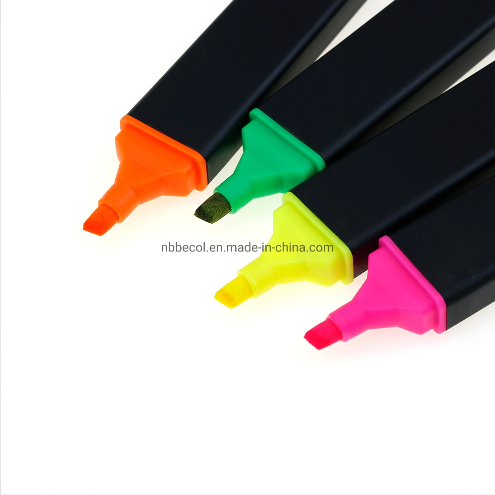 Multi Color Non Toxic Ink Highlighter Text Marker with Custom Logo