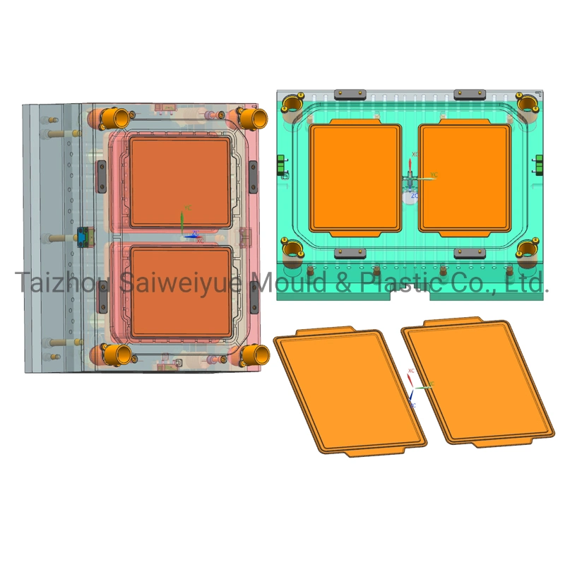 Plastic Preservation Box Mold Freezer Food Cabinet Transparent Container Lid Injection Mould