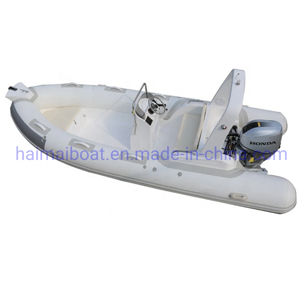 17feet 5.2m Offshore Fishing Inflatable Boat Pontoon Boat Luxury China Boat Passenger Transfer Boat Orca Hypalon PVC Inflatable Rib Boat Military Patrol Boat