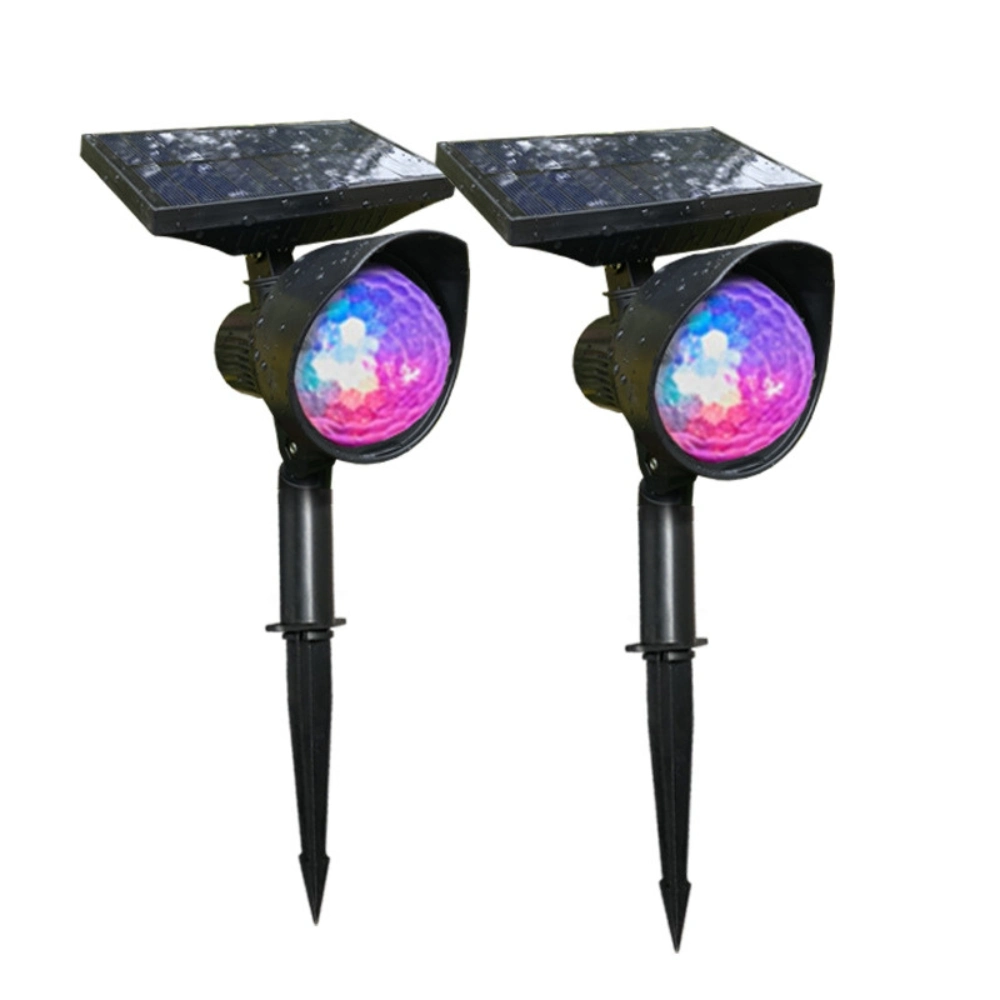 Outdoor Spotlight Solar Landscape Light Decoration Projection Lamp Pathway Patio Garden Ci23565