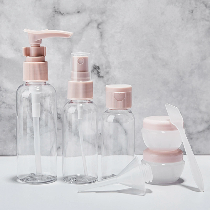 10ml 30ml Cosmetic Travel Shampoo Bottle Cream Jar Cosmetic Travel Spray Bottle Set