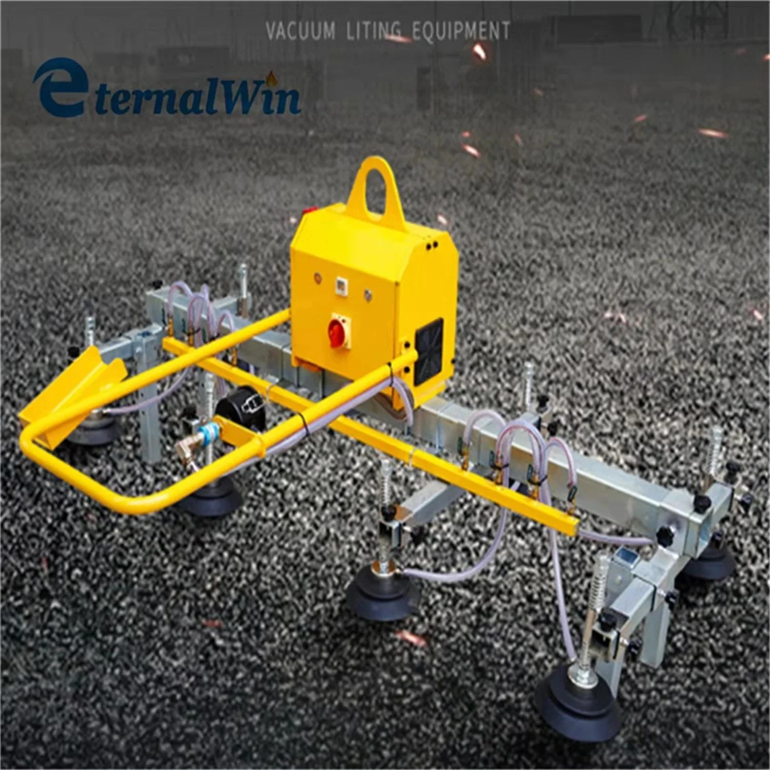 Electric 800kg 1000kg Scution Pad Steel Lifting Equipment Plate Vacuum Lifter Easy Operate Metal Sheet Board Sucker Vacuum Lifter Price