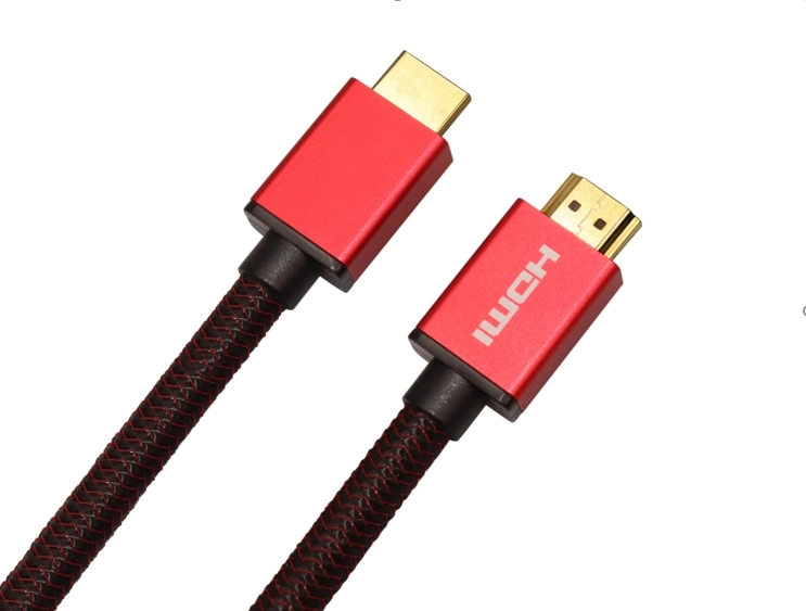 High Speed Gold Plated Colored Nylon Braid Support Ethernet Hd Video 3D 4K/60Hz Hdmi Cable