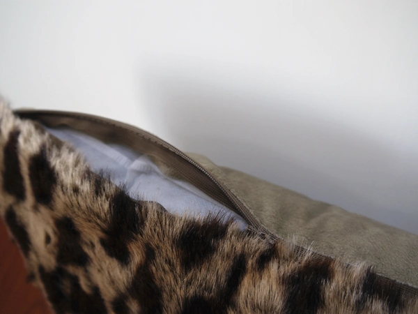 Leopard Jacquard de poliéster cojines tirar cómodo suaves almohadas