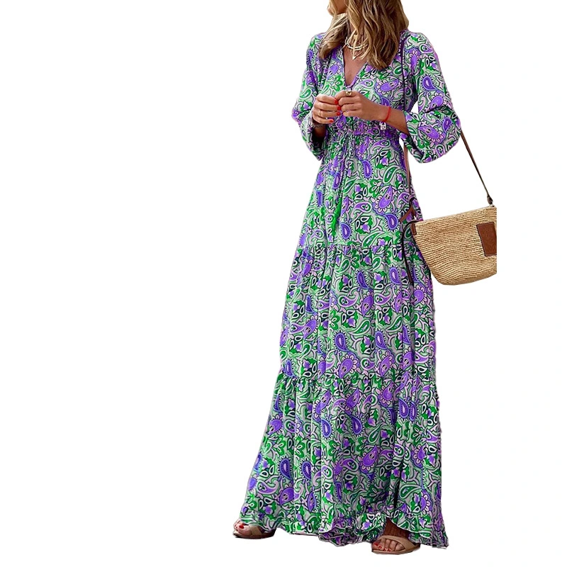 Long Casual Dresses Sun Dress Vacation Clothes for Women