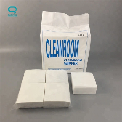 Clean Room Polyester Wiper Wear Resisting 6*6 Screen /Lens Wiper