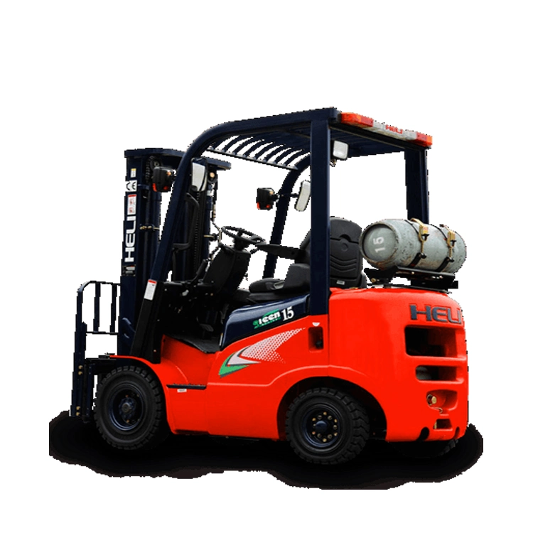 Heli New Hydraulic Gasoline/ LPG 1ton/ 1.5ton/1.8ton Forklift with Ce