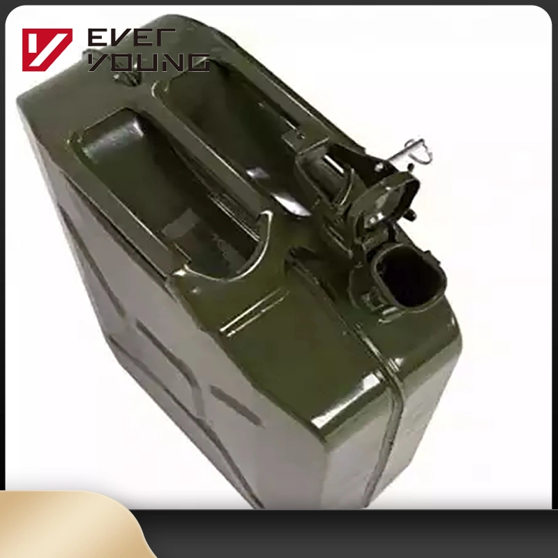 New Products 20 Litre Stainless Steel Jerry Can Vertical Fuel Tank Jeep Can with Screw Cap & Built-in Spout