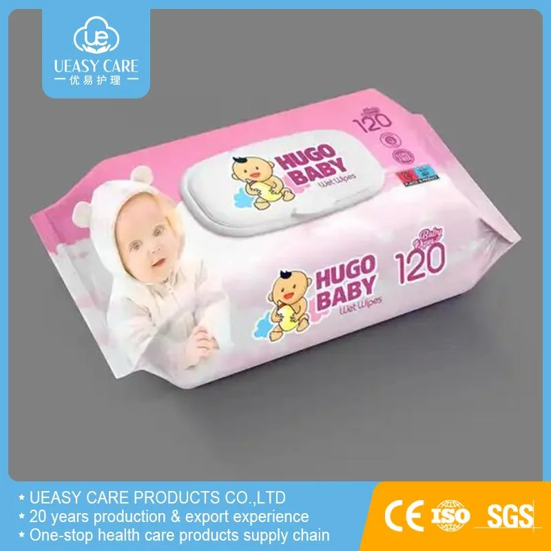 Nettoyage Newborn souris et mains usine entier vendre OEM Soft Papier humide non parfumé