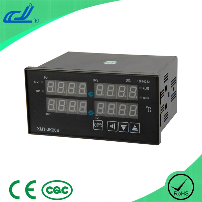 Controlador digital de temperatura de 2 canais (XMT-JK208)