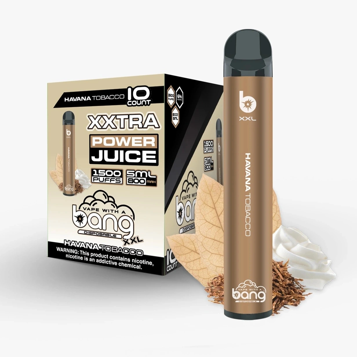 Cigarrillo electrónico Bang XXL VAPE Pen 2000 Puffs 3,5 ml Batería de 650 mAh