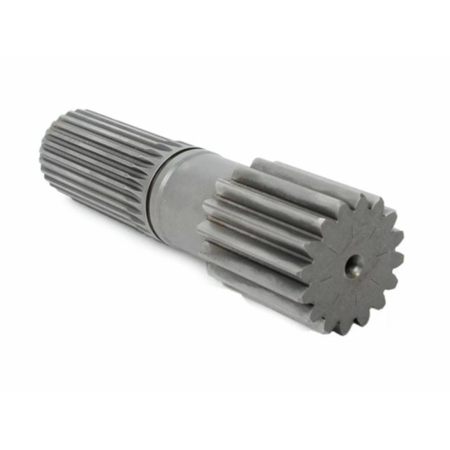 Custom Transmission Gears Hard Tooth Surface 17CrNiMo6 Steel Main Spline Shaft with Helical Gears with Spline Grinding