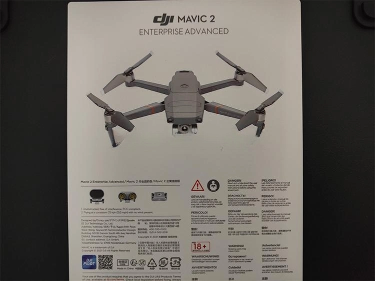 DJI Mavic 2 Versión avanzada de la industria de vehículos aéreos no tripulados Inspección de la potencia Versión óptica dual de vehículo aéreo no tripulado