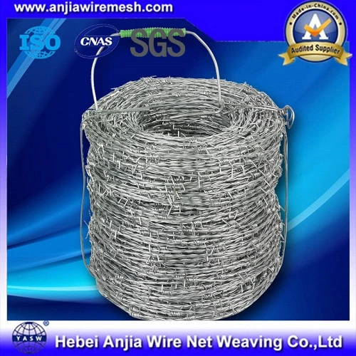 Galvanized Iron Barbed Wire for Prison Security Fence with SGS Add Post