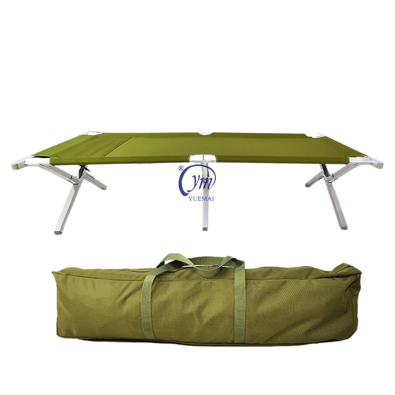Yuemai uso al aire libre plegable Ejército militar camas de dormir campo