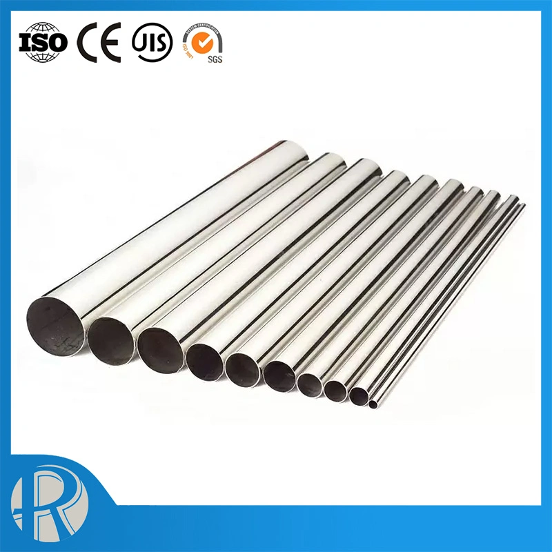 ASTM 304 310S 316L 321 Cold Rolled 8K Mirror Polished Hairline Satin Welded Seamless Stainless Steel Tube/Pipe Ss Hot Rolled Decorative Sanitory Tubing Piping