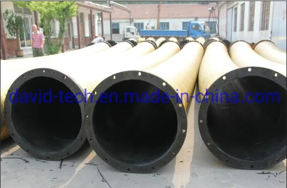 High Quality Flange Nipple Water Suction Flexible Rubber Drain Hose