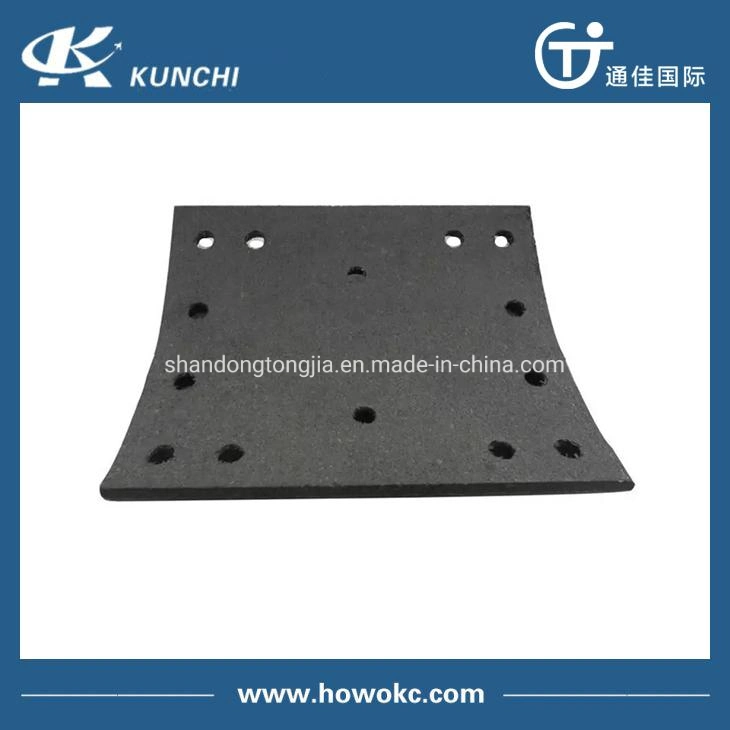 Truck Parts for Sinotruk Wg9231342068 Brake Lining for HOWO, Shacman, FAW, Dongfeng Truck