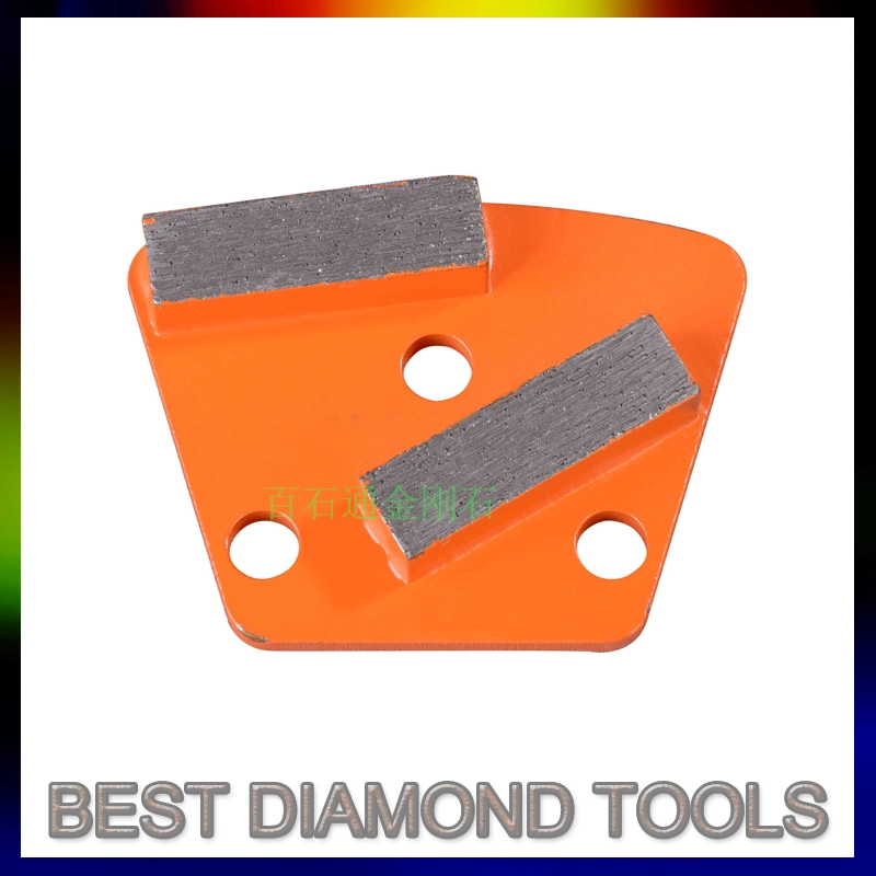 Two Segment Trapezoid Diamond Metal Bond Floor Grinding