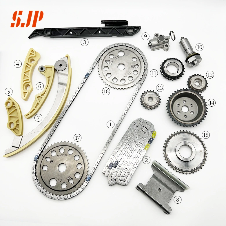 Auto Engine Systems Teile Ersatzteil-Set Timing Chain Kit für GM Cadillac 3,0L