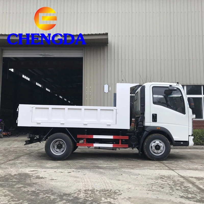 China Sinotruk HOWO Euro 2 3 4 4X2 4X4 off Road 3,5 Ton 5 Ton Light Kipper Mini Dump Gebraucht Mini-Kipper