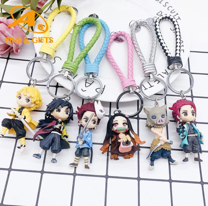 Price Carabina Pocket Ckey Ring Silicone Wholesale/Supplier Trolley Tokens Photo Insert Metal PVC Rubber Jordan Anime Keychain