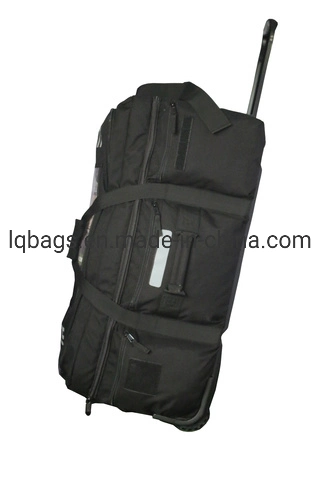 Gran táctico militar Rolling Duffle Bag Bolsa Trolley