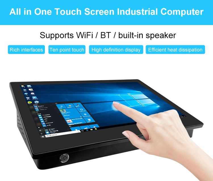 Промышленный ПК-моноблок Intel I3 I5 I7 Портативный промышленный планшетный ПК Android Win 10 OS сенсорный экран Промышленный компьютер