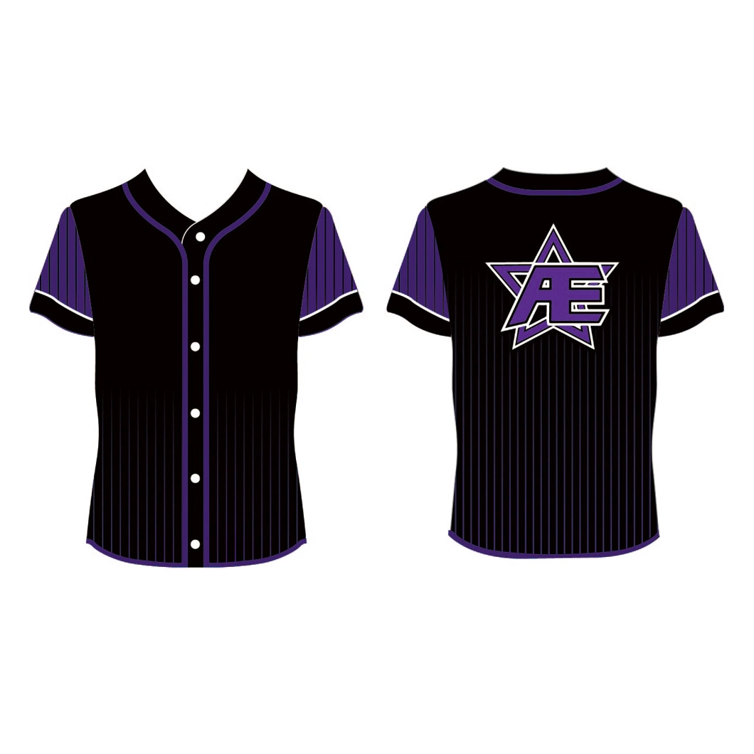 New Style Softball Women's Girl's Jerseys Design Custom Name Number Sublimation Full Button Printed Baseball Jersey