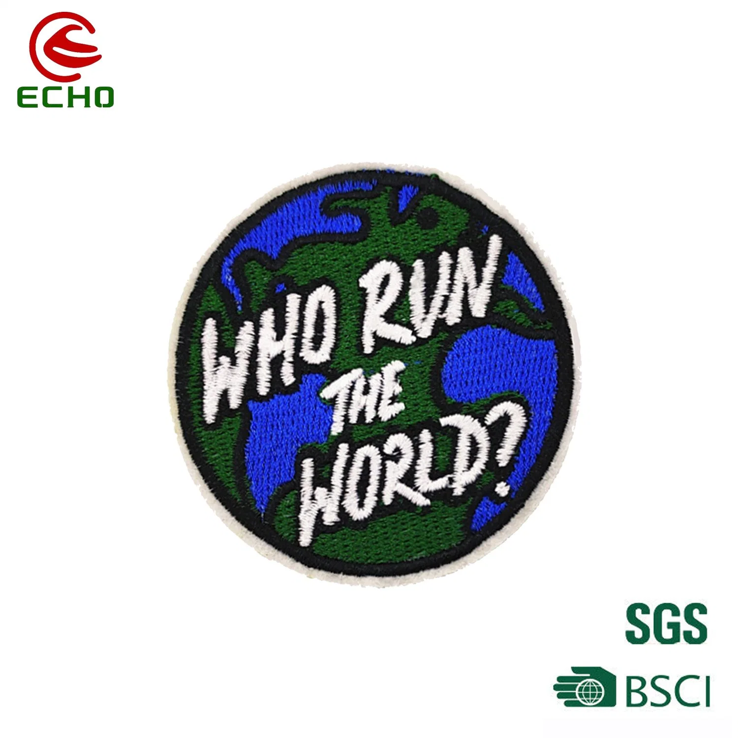 Wholesale Custom Logo Embroidery Patch Fashion Twill Fabric Embroidery Patch