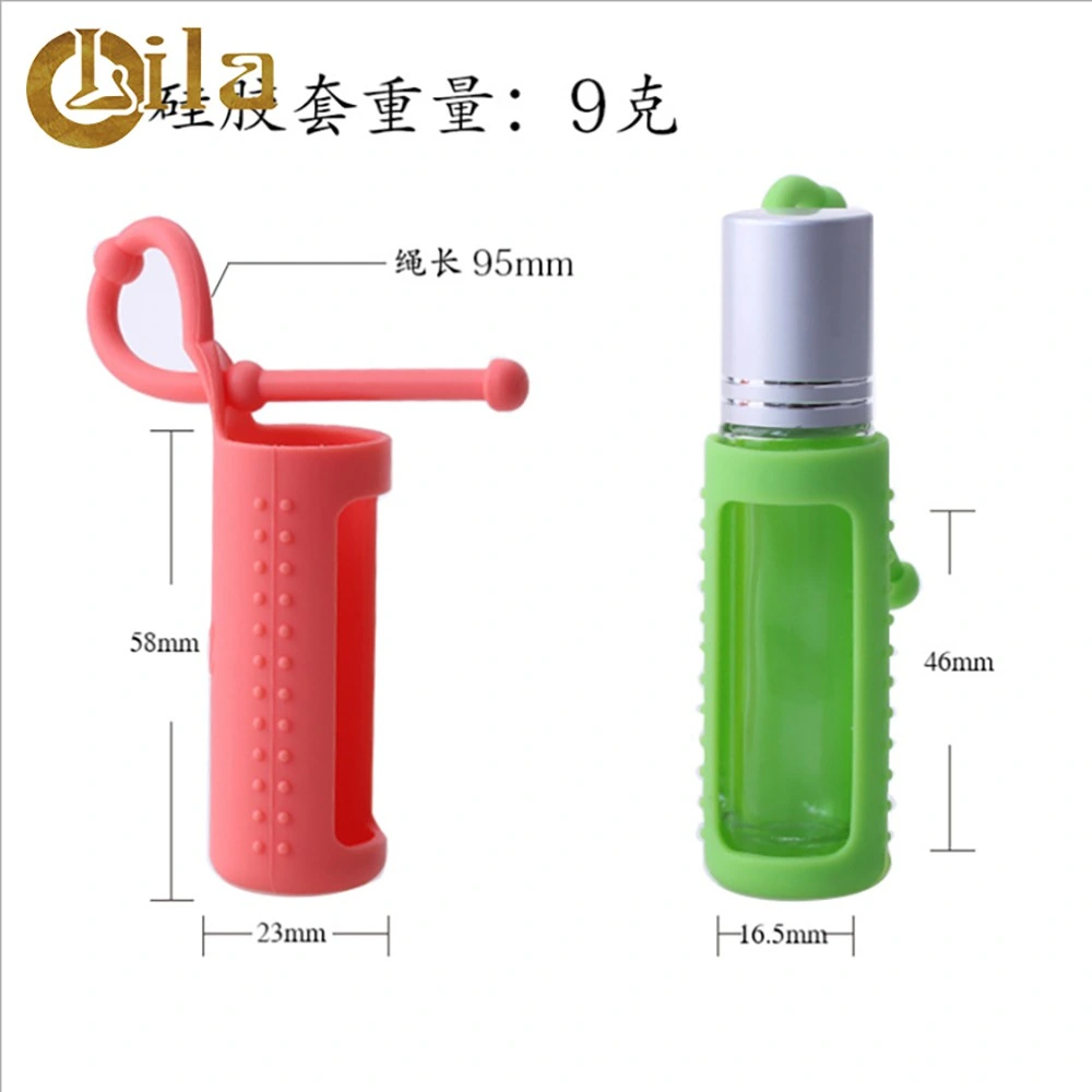 Round Lovely Holder Case Silicone Case for Roller Bottle