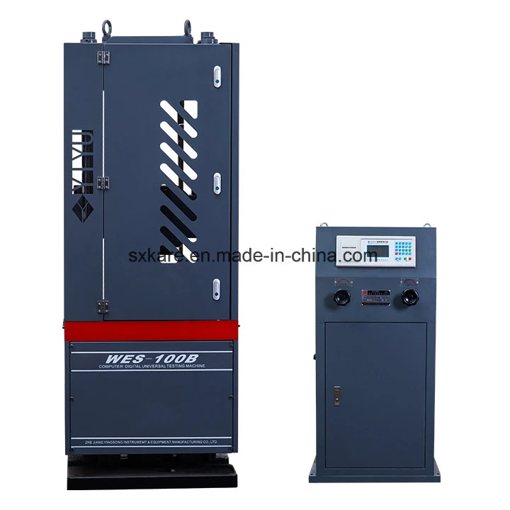 Pantalla Digital Universal hidráulica Máquina de Ensayo de Materiales (WES-100B)