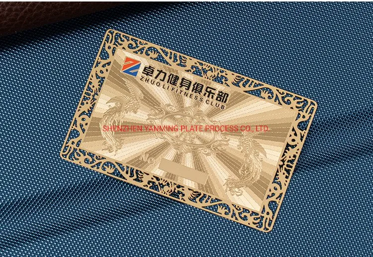 Customized Professional Etching High-End Fashion Small and Popular Business Cards