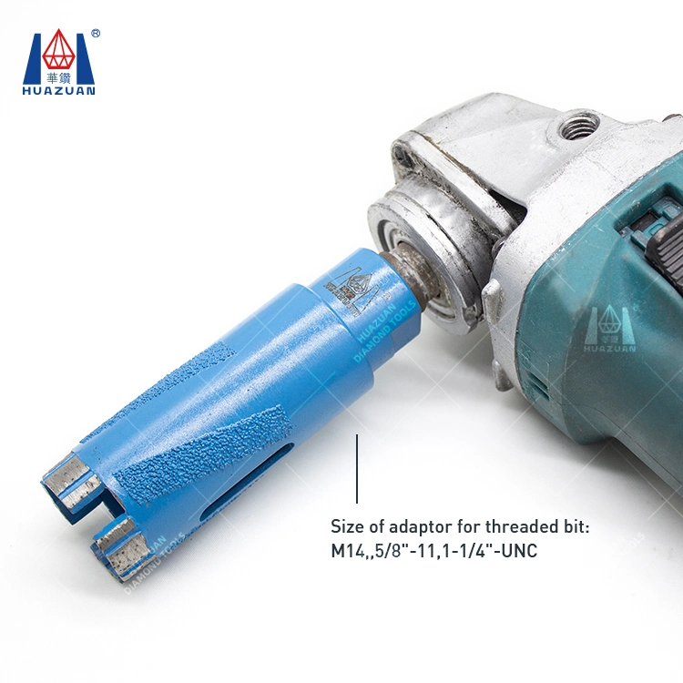 Dry Cutting Vacuum Brazed Diamond Power Tool Core Drill Bit