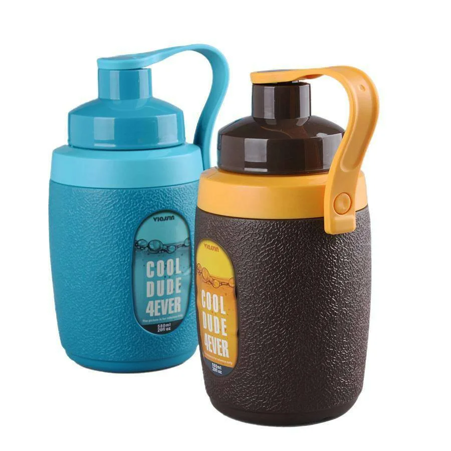 1000ml Fashionable Hot-Sell Wholesale/Supplier Sublimation Custom Printed Logo Portable Travel Sport Water Bottle Kids Mouth Plastic Water Bottle with Straps