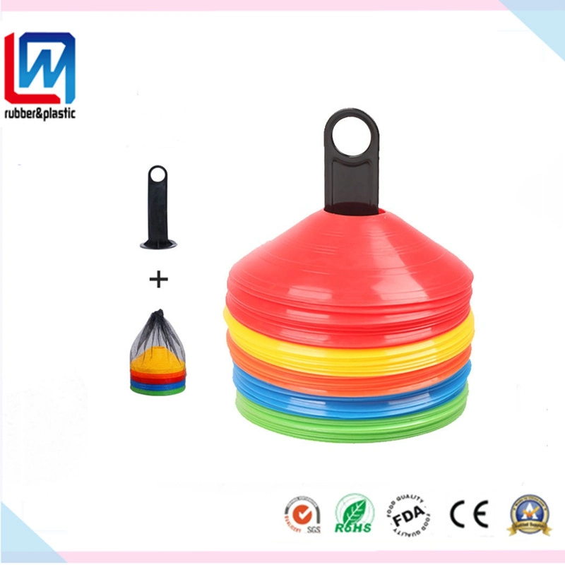 PP PE Kunststoff Fußball Kegel Disc Cone Sets für Training, Fußball, Kinder Sport