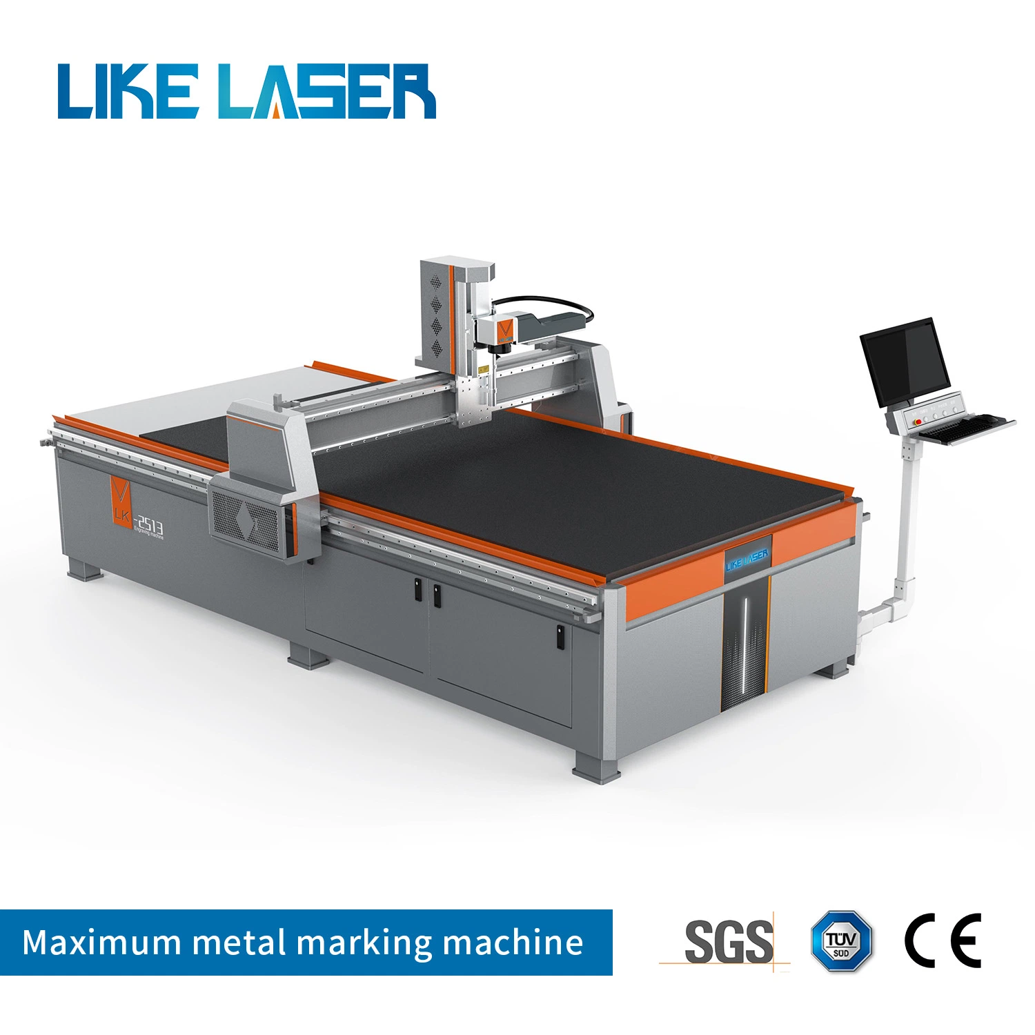 1300mm*2500mm Laser Cutting and Engraving Machine for Stainless Steel Sheet Decoration