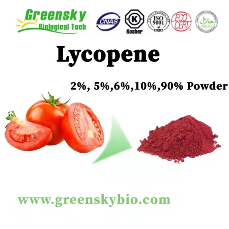 Extrato de Tomate 2% 5% 6% 10% 90% licopeno em pó Lycopersicon esculentum Extract extrato vegetal extrato de ervas aditivo alimentar