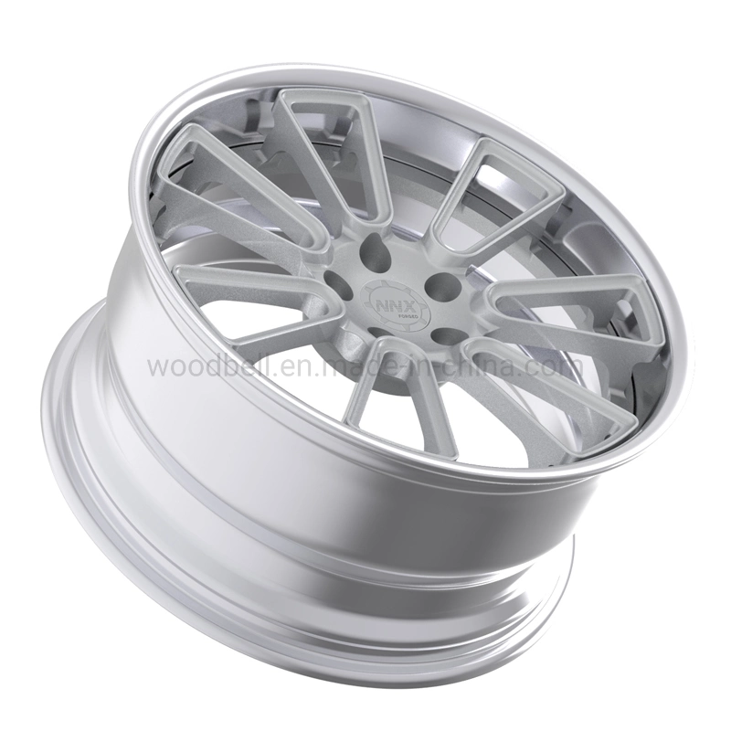 2 Piece 18 19 20 21 22 Inch Hyper Silver Chrome Special Powder Coat Custom Aluminium Wheels Rims Forged Alloy Wheels Hub