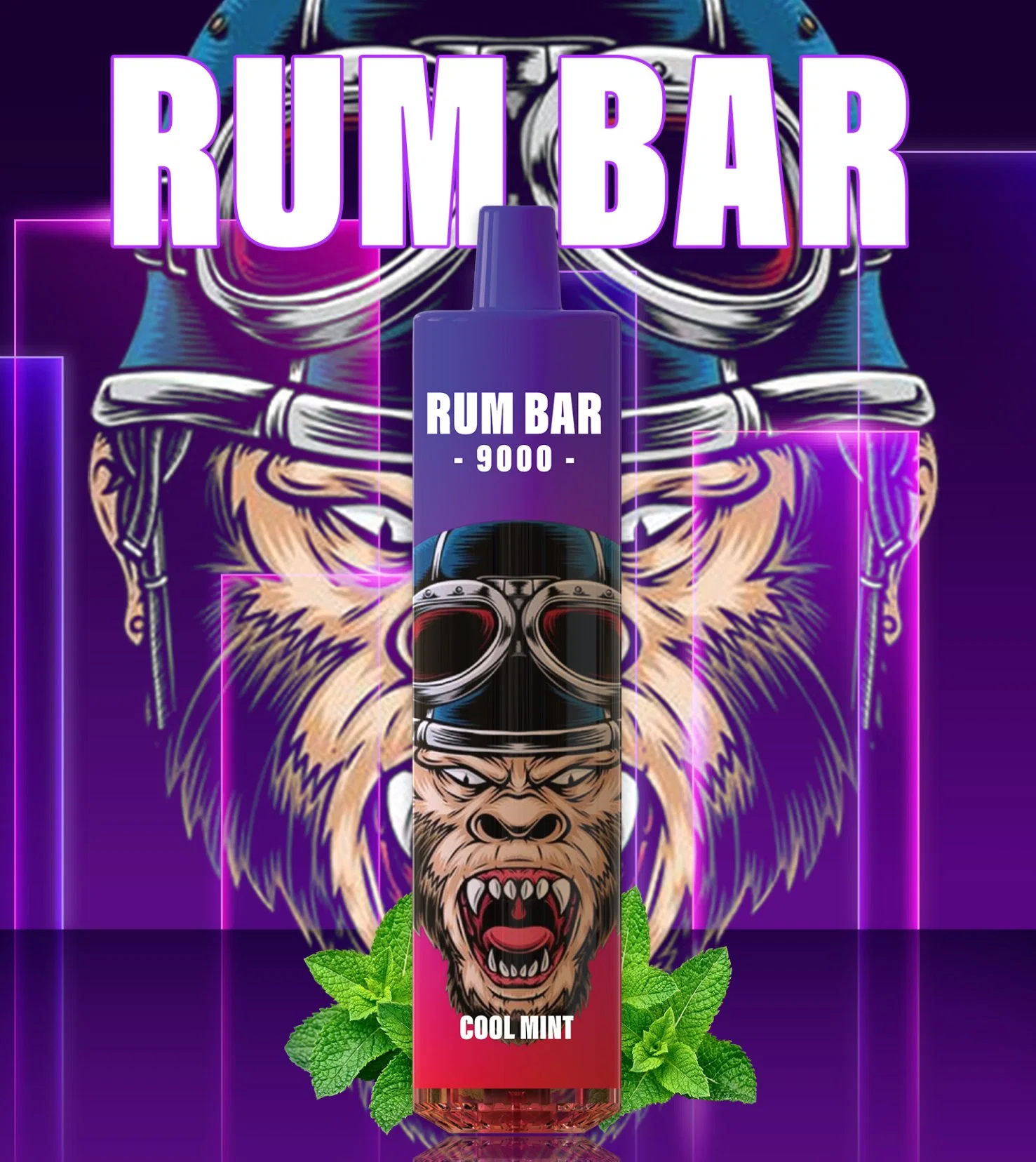 Randm 9000 inhalaciones Rum Bar Vape Pod Pre-Filled desechable cigarrillo E 9K Puffbar Wholesale/Suppliers Alibaba Puff Distribuidores