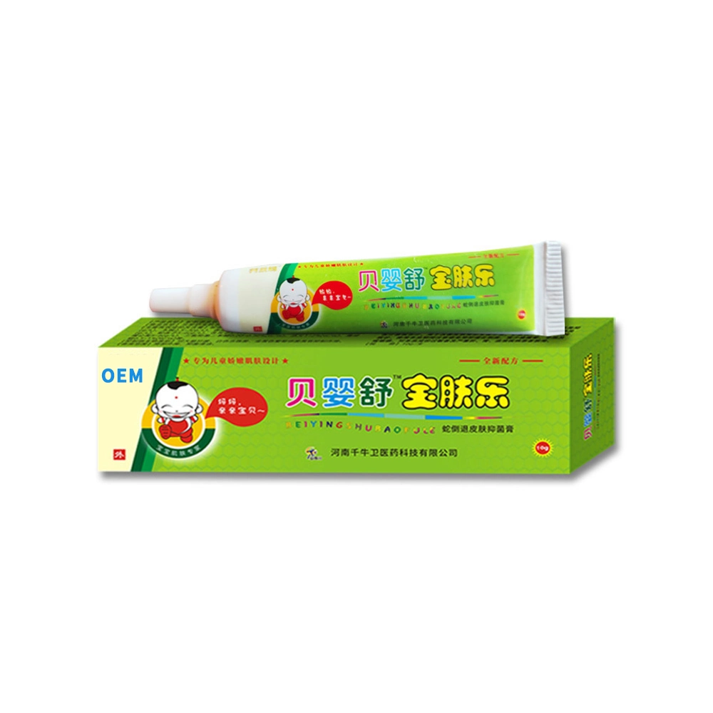 Nettoyage de la peau bébé soins de la peau antibactérien crème chinoise de fines herbes