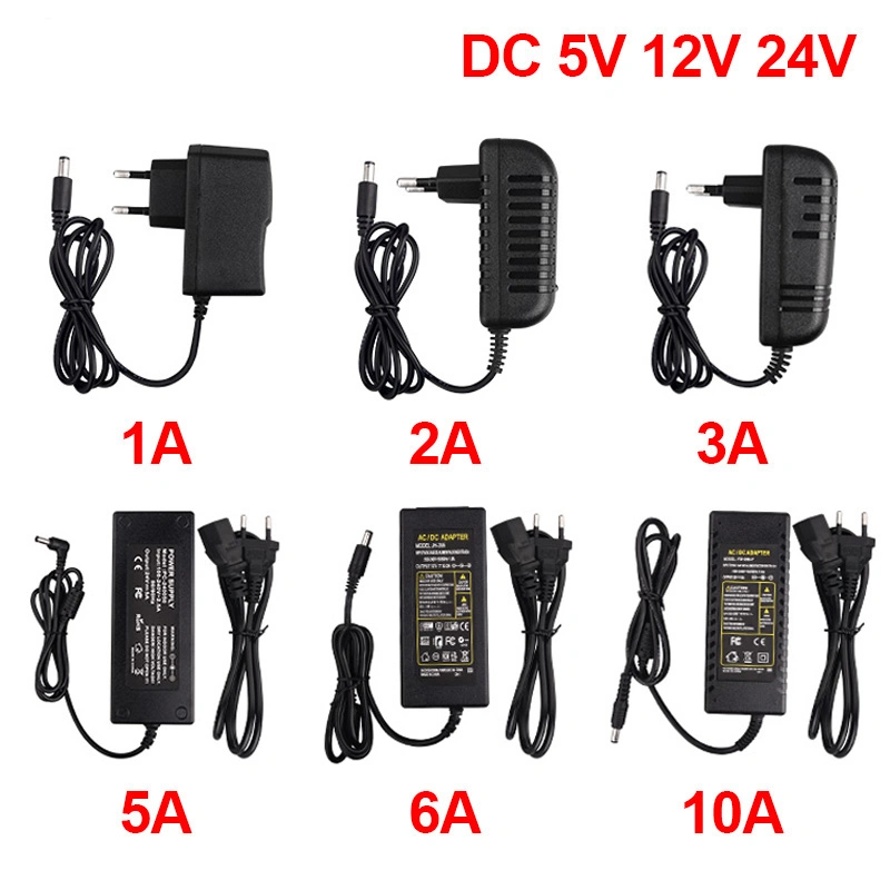 DC12V Adapter AC100-240V Lighting Transformers Output DC12V 1A 2A 3A 5A 6A 8A 10A EU / Us Plug Power Supply for LED Strip