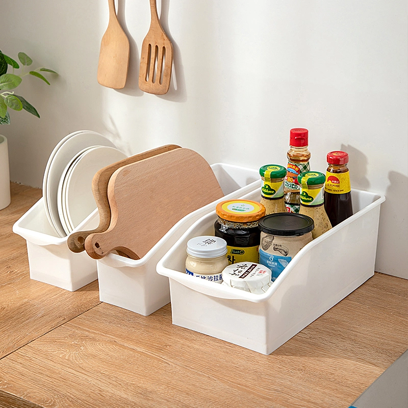 0150 Artículos hogar refrigerador caja caja contenedor con ruedas de plástico ecológica Caja de almacenamiento para cocina