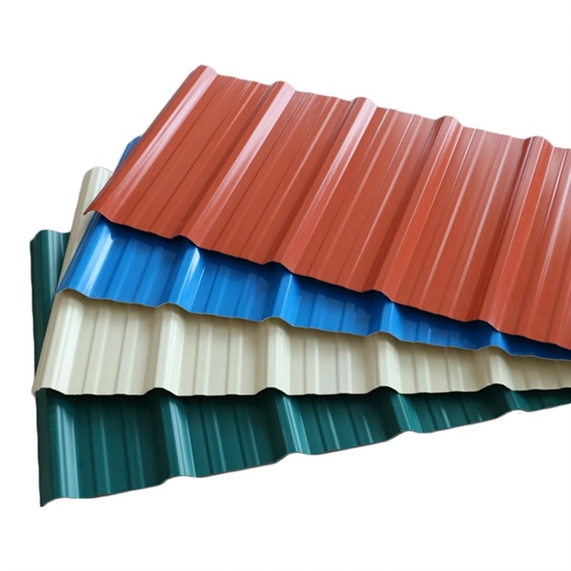 Roof Tiles 0.4mm Ral Color Customized Color Light Weight Roofing Sheet Zinc Steel Galvalume Stone Color Coated Steel Roofing Sheet