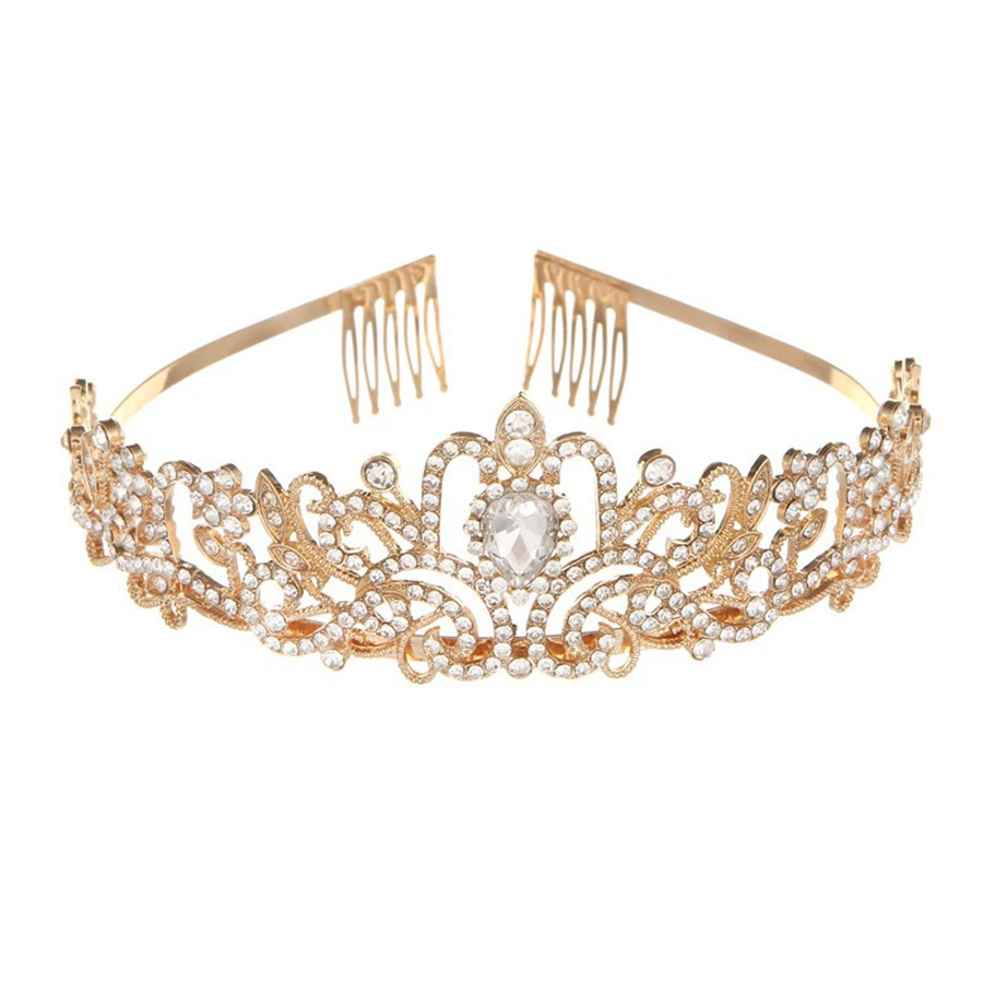 Mode bandeau de la Couronne de cristal Accessoires de cheveux partie des fournitures