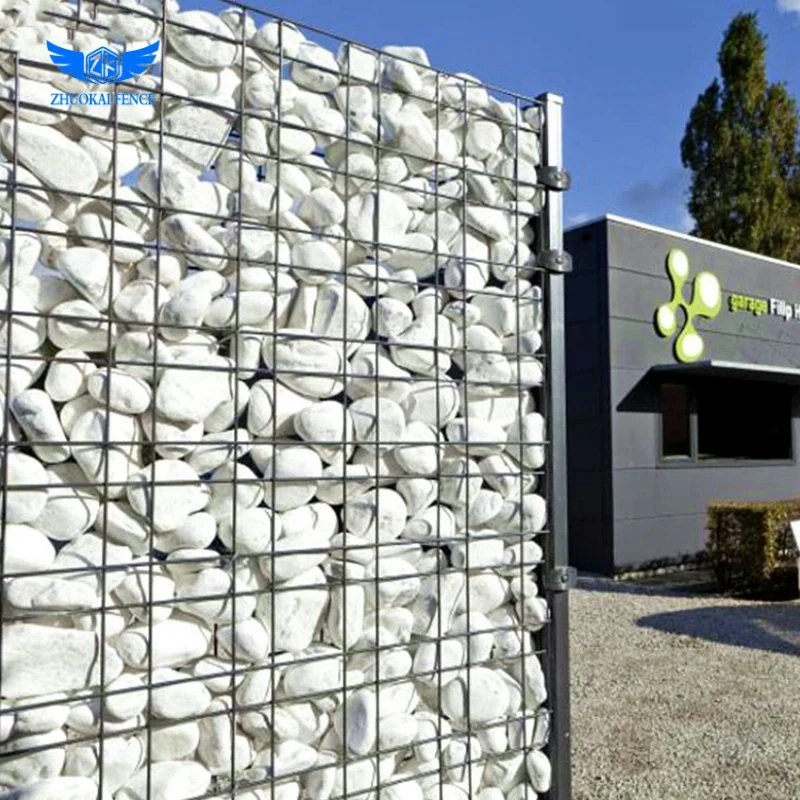 Gabion Eisen Drahtbox / Stahl Drahtgitter Gabion Box / Rock Cage Haltewand