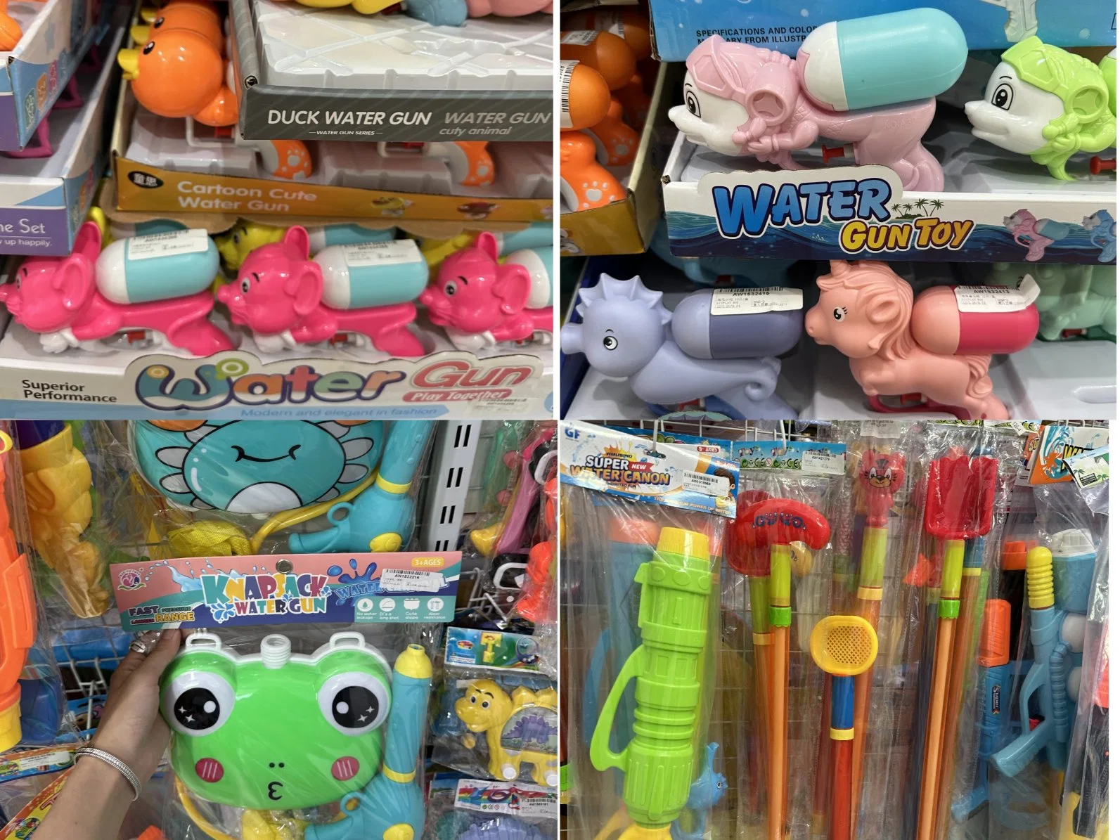 Animal Plastic Water Gun Toy Wholesale/Supplier Summer Hot Sale Pull Watergun Beach Toy Children Kids