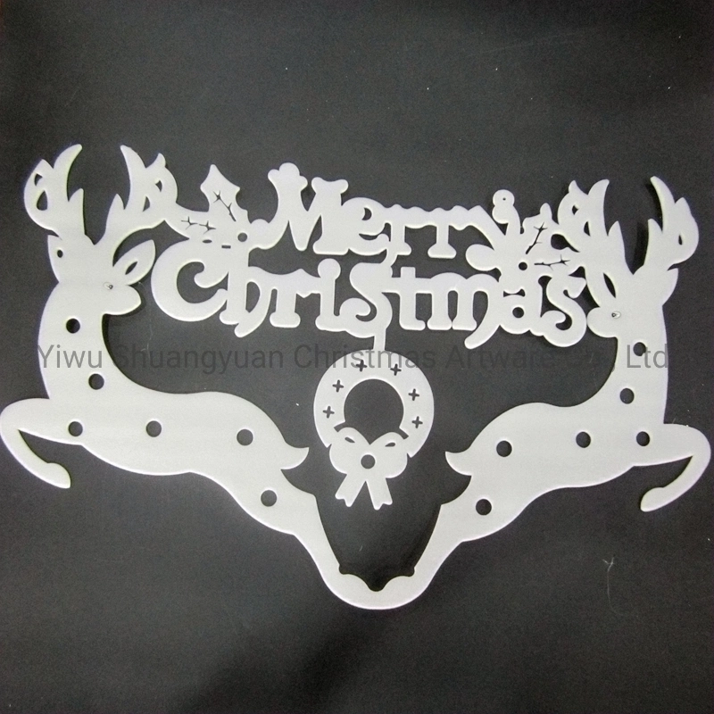 El Ciervo de espuma de Navidad colgando de las vacaciones DECORACIÓN Decoración de Boda regalos de artesanía ornamento gancho suministros
