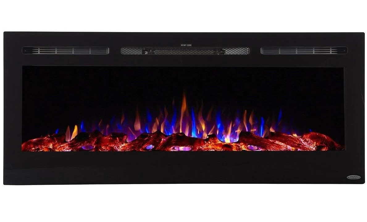 30" 32" 36" 40" 48" 50" 60" 70" Super Large Decor Flame Wall Mounted Recessed Modern Electric Fireplace WiFi Enable